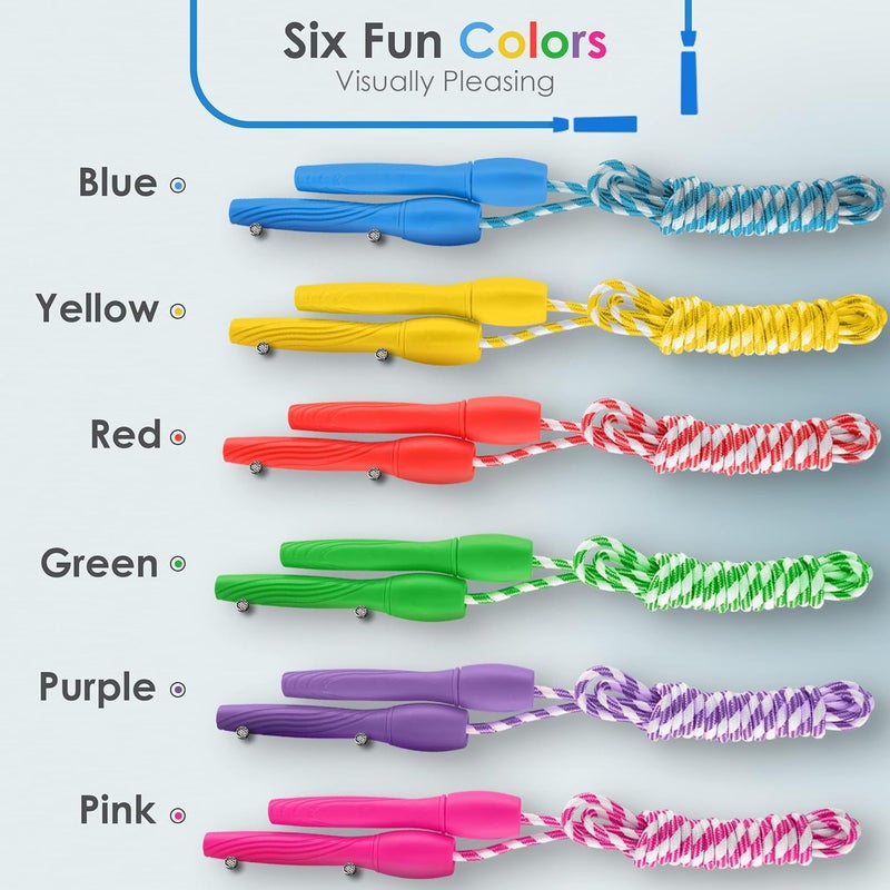 Ram-Pro Ram Pro All Purpose Jump Rope Stripe Ropes With Plastic Handles for any Skill Level - Image 5