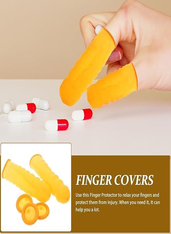 Stylera ESD Anti-Static Finger Cots, Powder-Free, Comfortable Fit 4 Mil Thick Latex Rubber Safety Finger Cots (YELLOW, PACK OF 100 PIECES) - Image 5