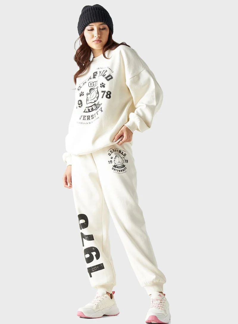SP Characters Printed Drawstring Sweatpants