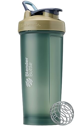 BlenderBottle بليندر بوتل كلاسيك V2 شاكر بوتل مثالي لمخفوقات البروتين وما قبل التمرين، 28oz، لون تان كامل - Image 1