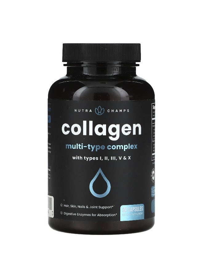 NutraChamps NutraChamps, Collagen , 90 Capsules  - Image 1