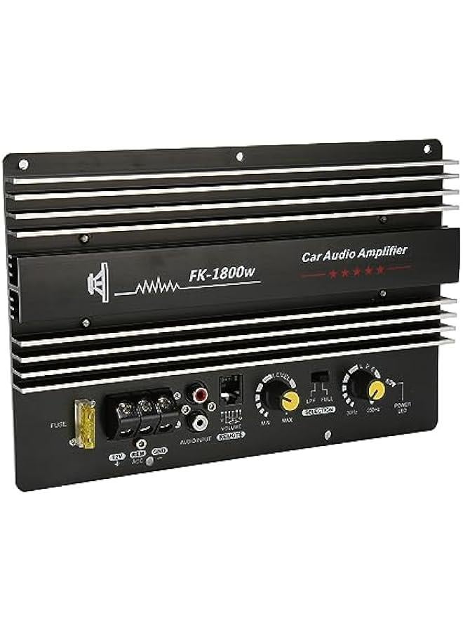 Generic Car Audio High Power Amplifier Board, 12V 1800W Powerful Bass Sub woofer Board Amp for Car Speaker Modification, DIY Module Automotive Stereo Amp Board  - Image 1