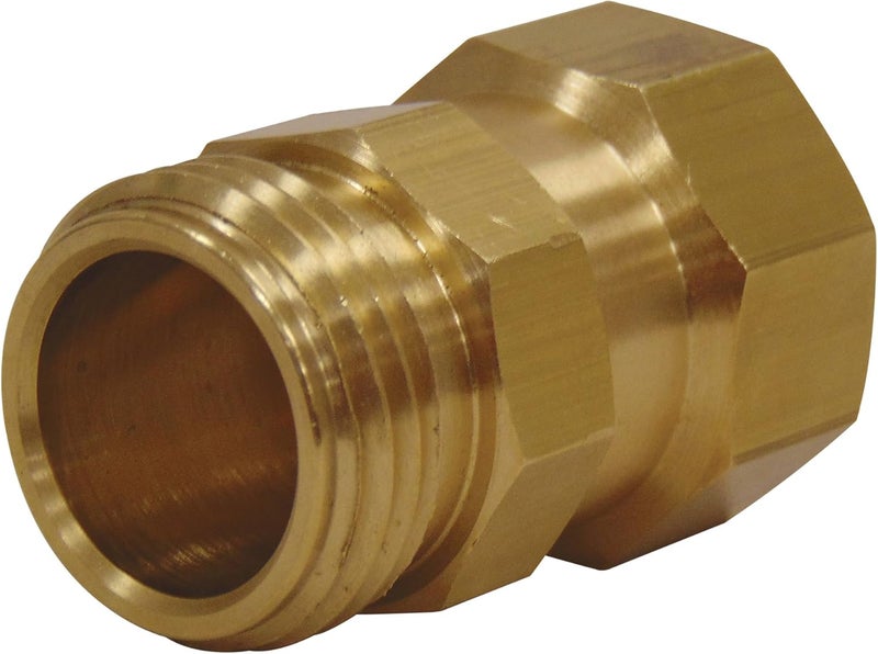 Dramm Brass Hose Swivel to Freely Move Hose and Wand Independently No Kinking or Fighting with Hose Brass - Image 1