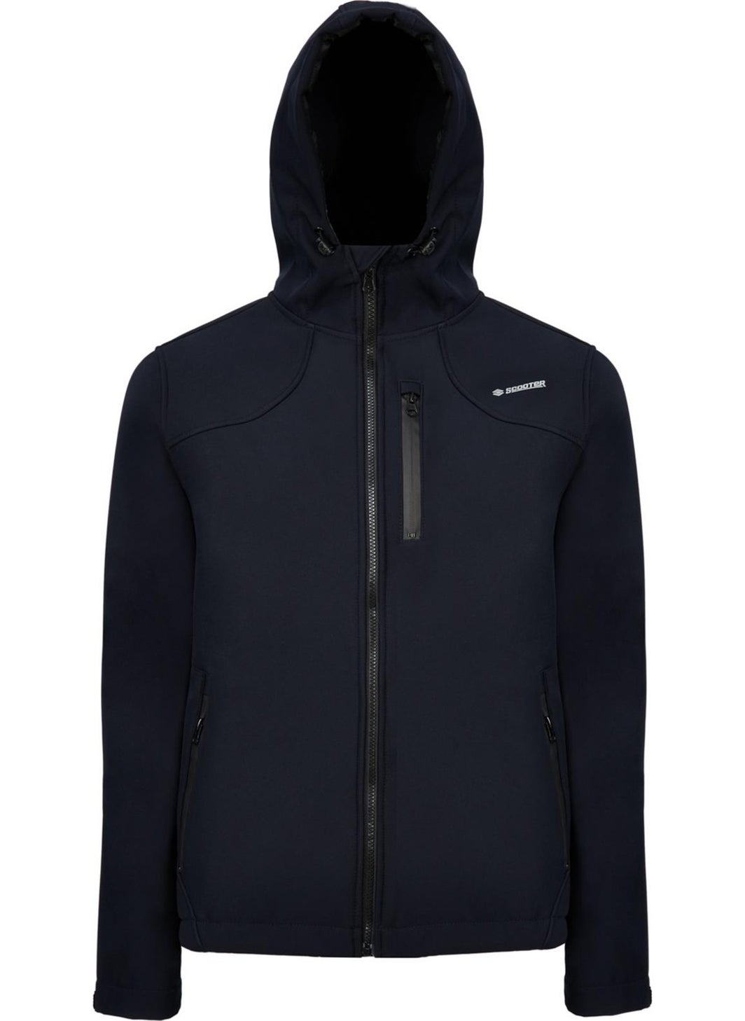 Scooter  Softshell Hooded Coat Navy Blue Men's Coat M1801TL  - Image 1