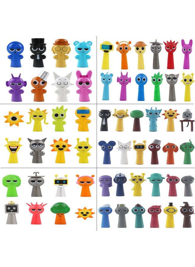 null - Sprunki Plush Rhythm Box Creative Ornaments Cute Pencil Cap Accessories Game Doll Hand-Color:8 Types Of Second Generation Rhythm Boxes - Image 1