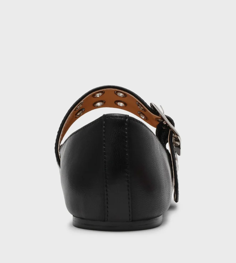 Steve Madden  ATLA11S1-017 Black Women's Ballerina Flats for Women | Best Price UAE