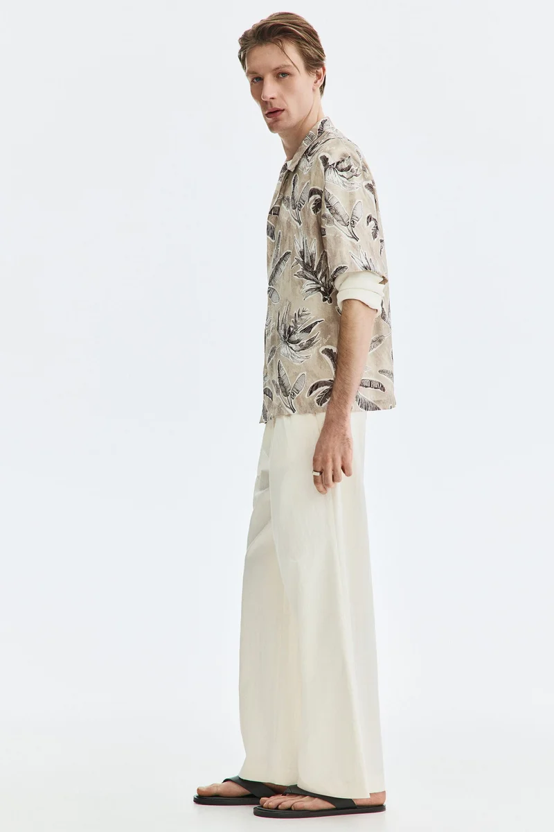 H&M  Relaxed Fit Resort shirt for Men | Best Price UAE