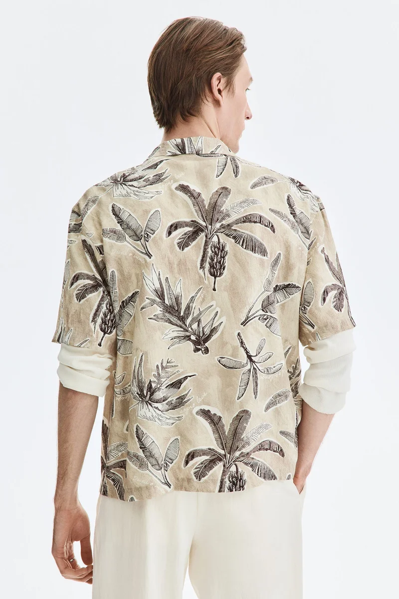 H&M  Relaxed Fit Resort shirt for Men | Best Price UAE