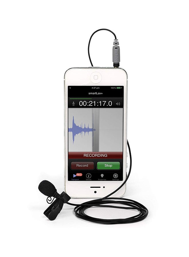 رود ميكروفون سمارت لاف بلس للهواتف المحمولة Smartlav+ أسود - Image 4