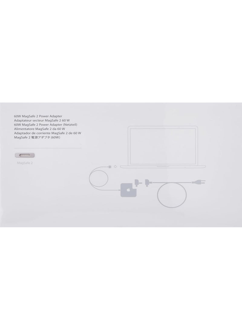 Apple 60W MagSafe 2 Power Adapter for Macbook Pro White - Image 3