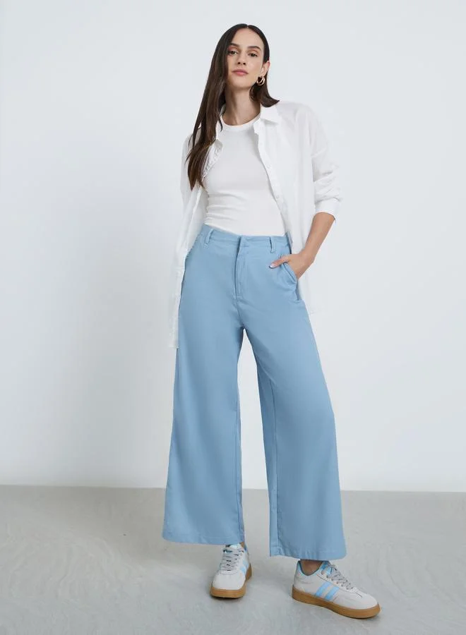 Styli Styli Women High Rise Wide Leg Jeans