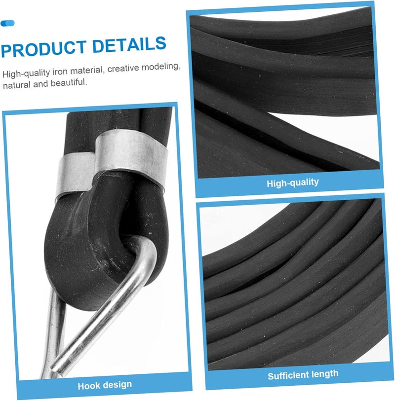 2pcs High Elastic Cargo Straps for Motorcycles Luggage Fastening Belts Hooks for Securing Scooters - Image 4