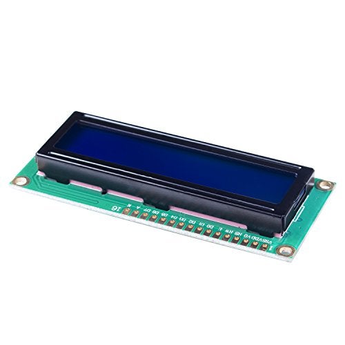 SunFounder LCD1602 Module with 3.3V Backlight Compatible with Arduino R3 Mega2560 Raspberry Pi 16x2 Character White on Blue Background - Image 2