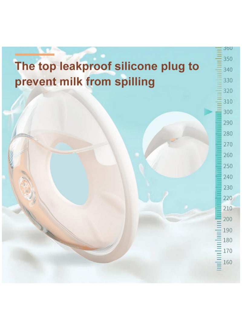 2pcs Wearable Milk Saver for Breastfeeding -Manual Breastmilk Collector, Silicone Breast Shell, Milk Catcher with Leak-Proof Design Soft & Safe Material 30ml Capacity - Image 2