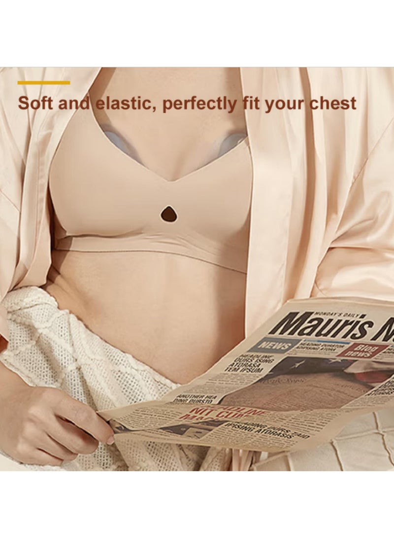 2pcs Wearable Milk Saver for Breastfeeding -Manual Breastmilk Collector, Silicone Breast Shell, Milk Catcher with Leak-Proof Design Soft & Safe Material 30ml Capacity - Image 4