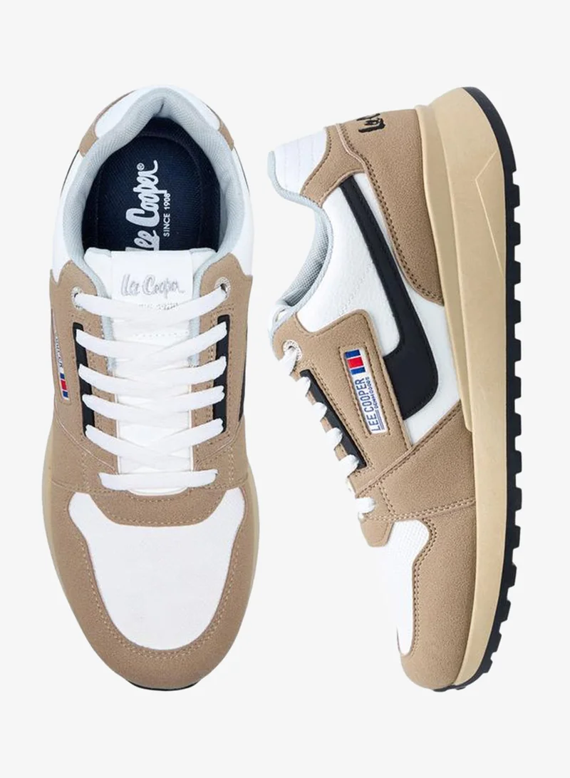 لي كوبر حذاء رياضي رجالي برباط وتفاصيل شبكية