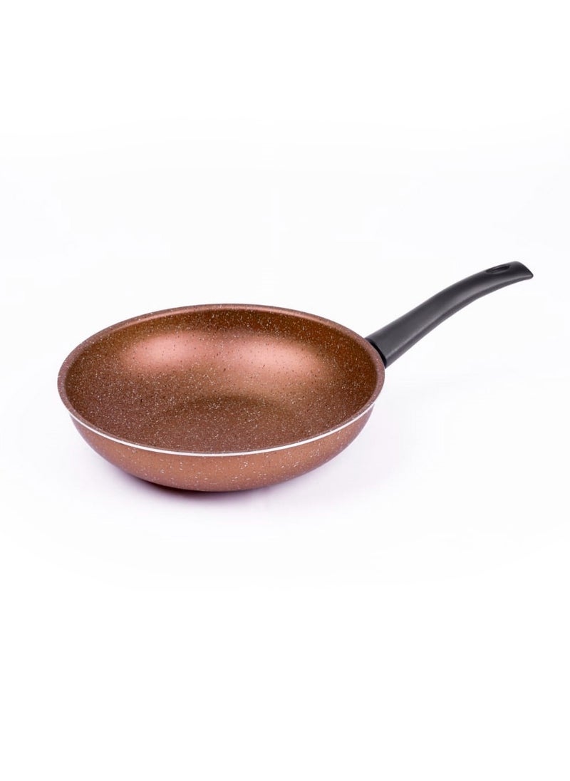 LAZORD Granite Deep Frying Pan 28 Cm Copper  - Image 1