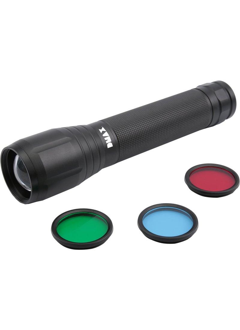 Dmax TLG901 LED Flashlight with Colored Lens  - Image 1