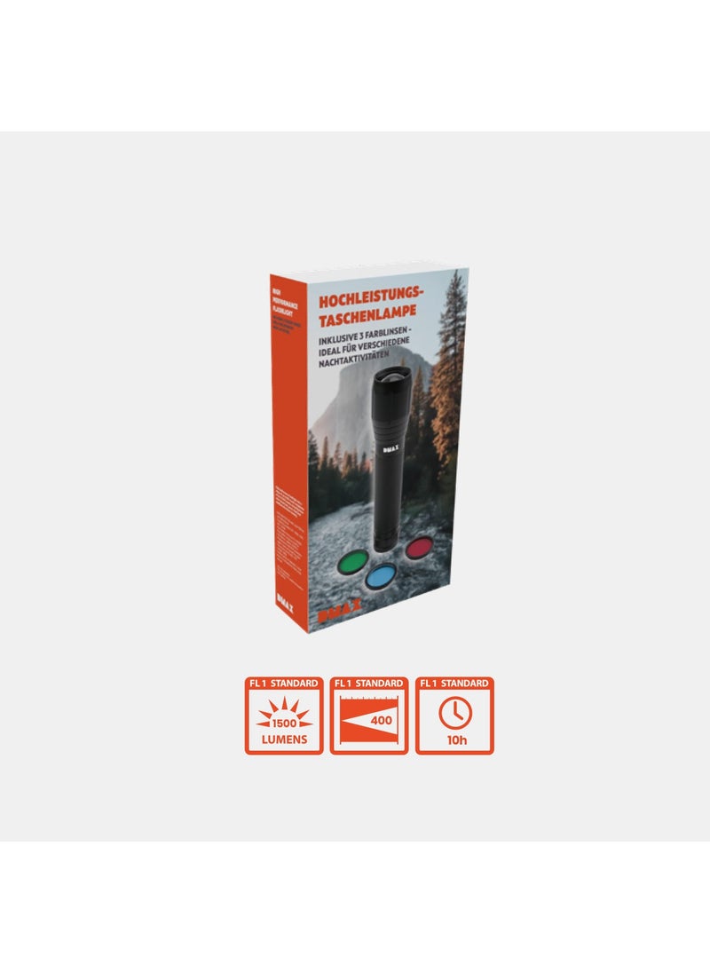 Dmax TLG901 LED Flashlight with Colored Lens  - Image 2