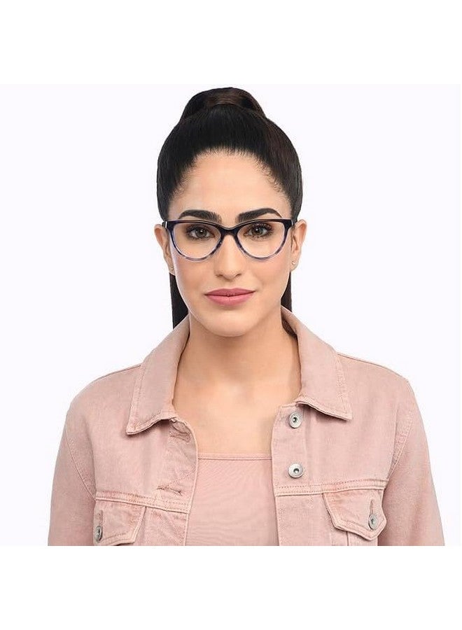 LENSKART BLU | Zero Power Blue Cut Computer Glasses | Anti Glare, Lightweight & Blocks Harmful Rays | UV Protection Specs | Blue | Men & Women | Large | LB E14452 - Image 3