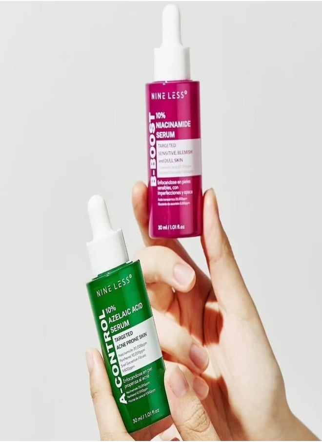 Nine - Nine Less B-Boost 10% Niacinamide Serum - Brightening & Pore-Minimizing 30ml - Image 1