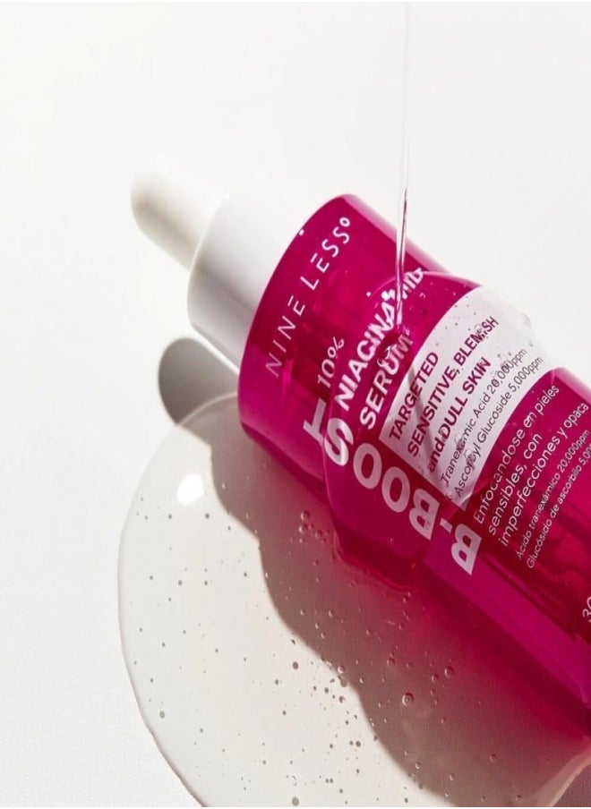 Nine - Nine Less B-Boost 10% Niacinamide Serum - Brightening & Pore-Minimizing 30ml - Image 1
