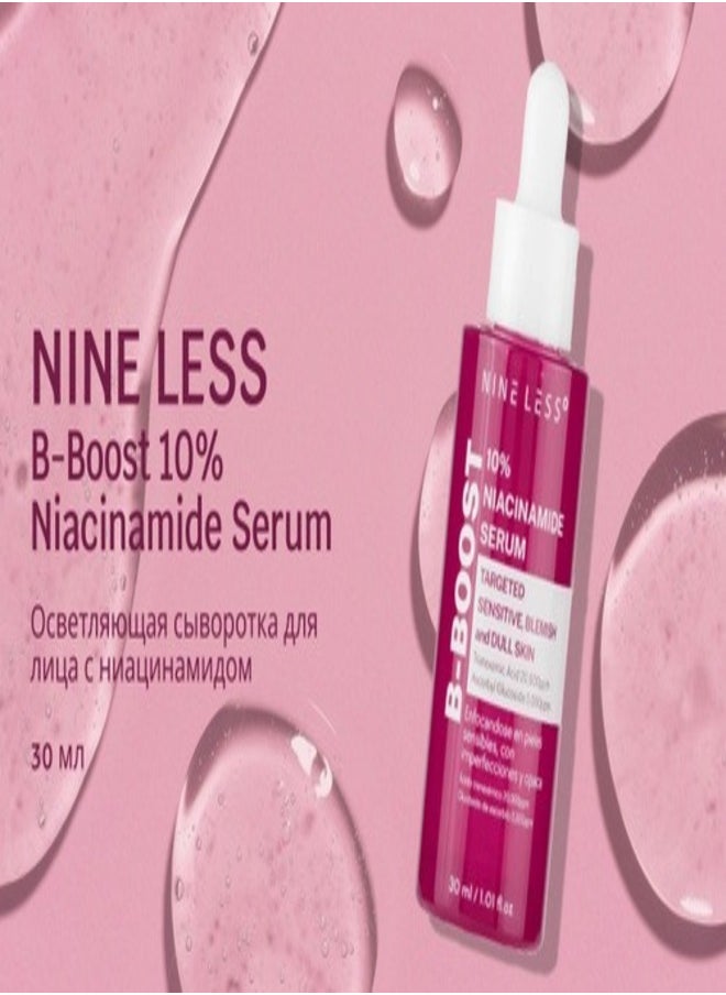 Nine - Nine Less B-Boost 10% Niacinamide Serum - Brightening & Pore-Minimizing 30ml - Image 1