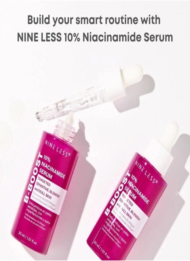 Nine - Nine Less B-Boost 10% Niacinamide Serum - Brightening & Pore-Minimizing 30ml - Image 1