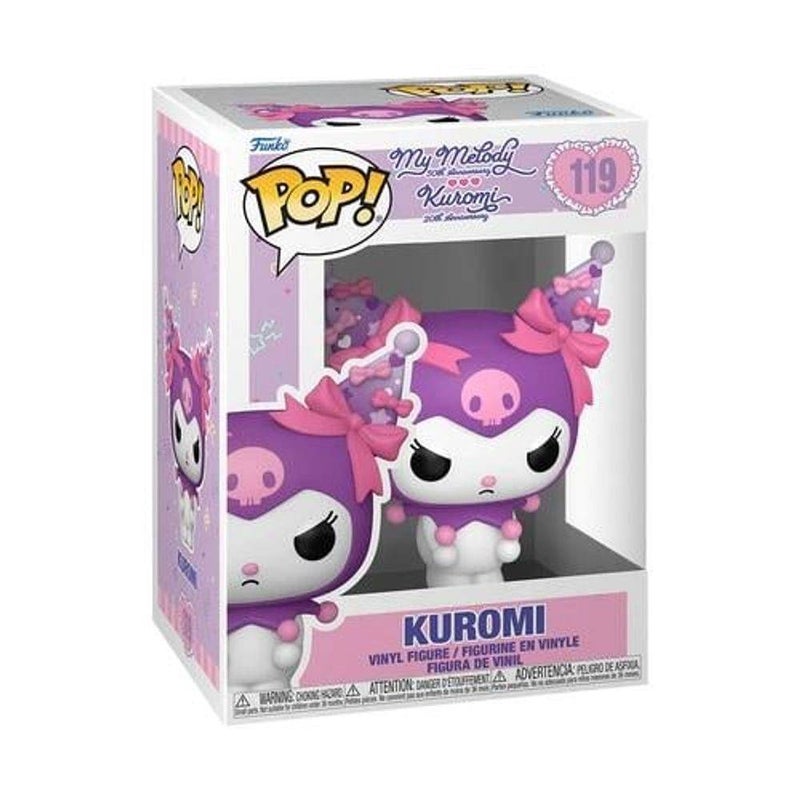 Funko POP! Sanrio Hello Kitty and Friends My Melody 50th Anniversary Kuromi 20th Anniversary Kuromi (Grumpy) Vinyl Figure (9.7 cm)