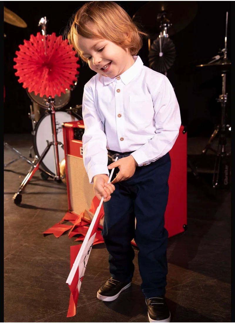 DeFacto Regular Fit Belted Trousers