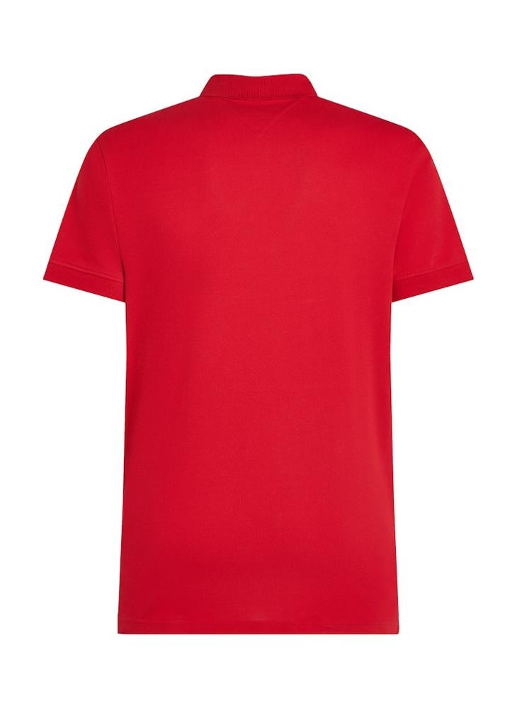 TOMMY HILFIGER - Regular Fit Hilfiger Chest Insert Polo - Image 1