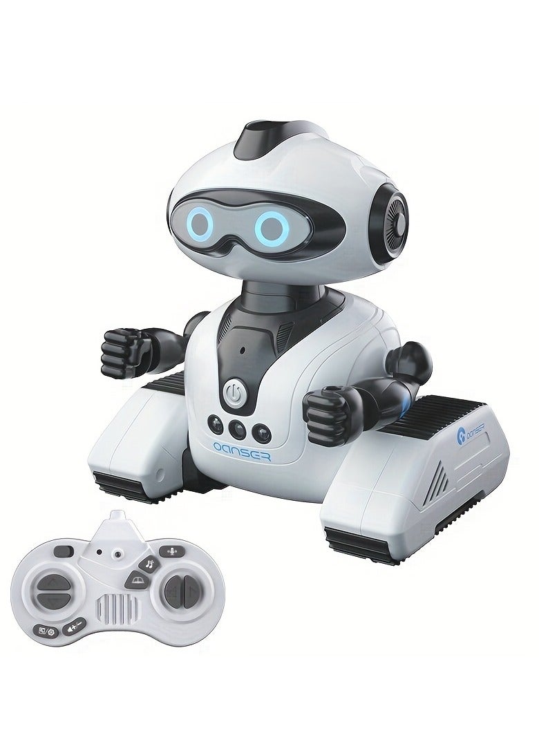 Cady Interactive Programmable RC Robot for Kids | Rechargeable Electric Smart Robot Toy with Sounds, 360° Spins, Gesture Control and 2.4GHz Remote | Durable ABS Action Figure - Image 1