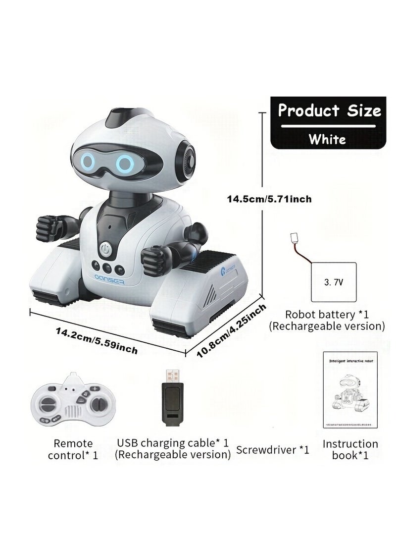 Cady Interactive Programmable RC Robot for Kids | Rechargeable Electric Smart Robot Toy with Sounds, 360° Spins, Gesture Control and 2.4GHz Remote | Durable ABS Action Figure - Image 2