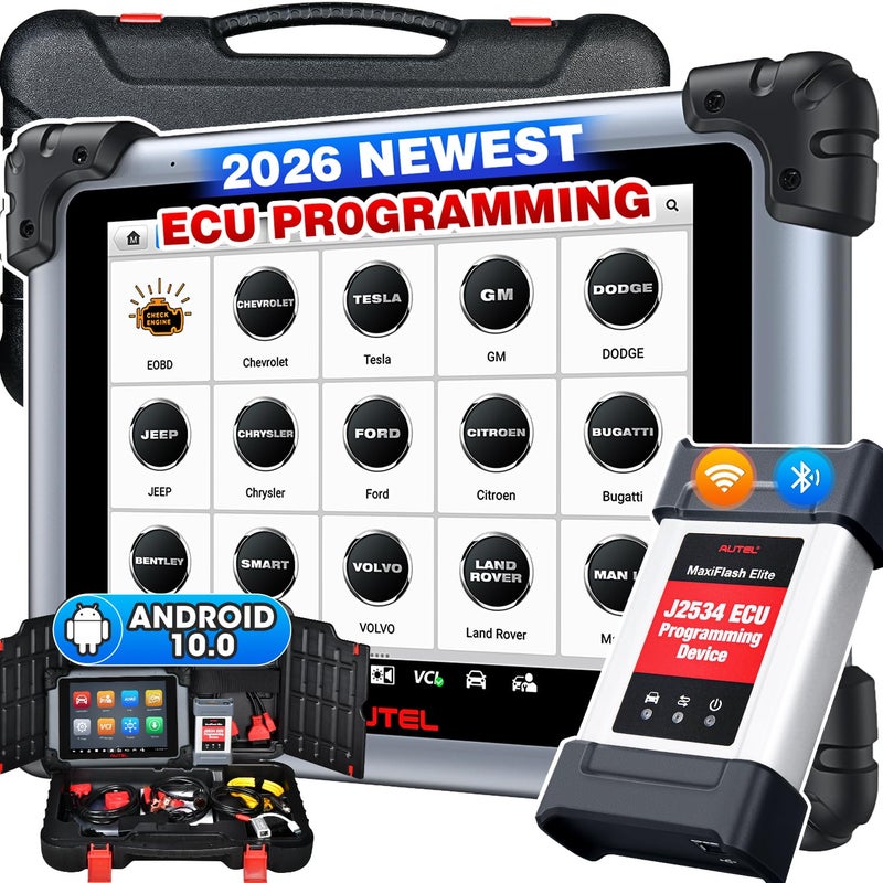 Autel MaxiSYS MS908S PRO II Scanner 2026 Same as MSUltra MS919 Elite II PRO w J2534 ECU Function Bidirectional Scan Tool Up of MK908 Pro II MK908P MS906MAX 4000 Test 40 Reset OS10 4128G FCA - Image 3