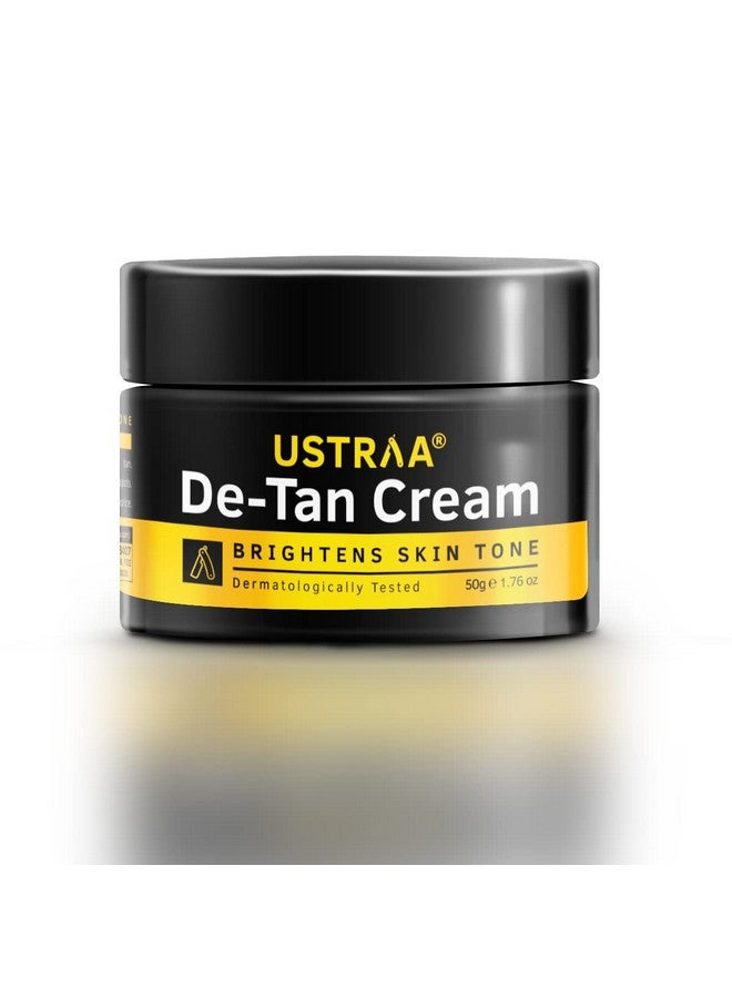 Ustraa Anti Tan Facial Kit For Men Set Of 3 Detan Scrub 100G | Powerful Exfoliation | Detan Face Mask Oily Skin 125G | Detan & Oil Control | Detan Cream 50G | Effective Tan Removal - Image 2