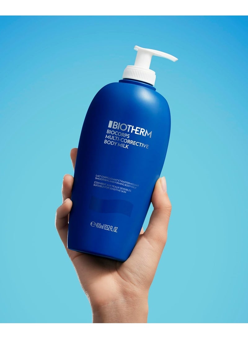 BIOTHERM Biotherm Biocorps Multi-Corrective Body Milk, For Normal To Dry Skin Enhances Skin Elasticity, Firmness And Texture. Enhanced With 1% Regenerating Life Plankton, Omega 6, And Omega 9, 13.5 Fl. OZ.  - Image 2