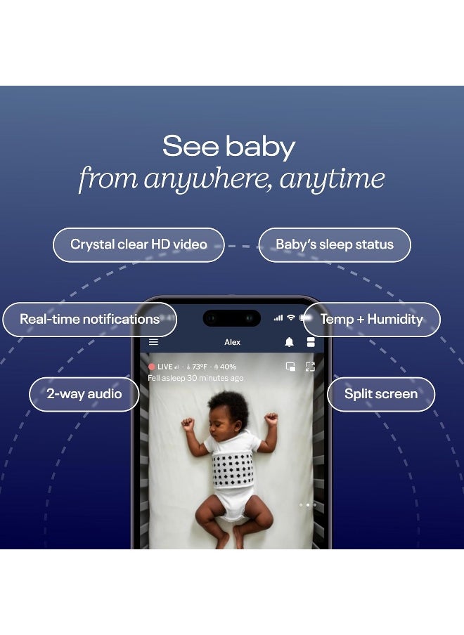 Nanit - Nanit Pro Smart Baby Monitor & Wall Mount - Image 1