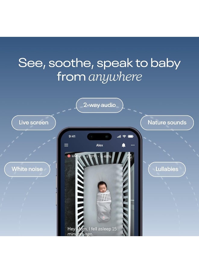 Nanit - Nanit Pro Smart Baby Monitor & Wall Mount - Image 1