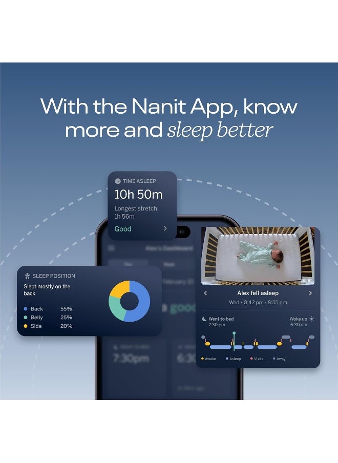Nanit - Nanit Pro Smart Baby Monitor & Wall Mount - Image 1