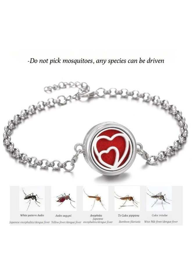 Elegant and simple mosquito repellent ankle chain, alloy mosquito repellent ankle chain, ankle plant and flower design, romantic couple and best friend style - Image 5
