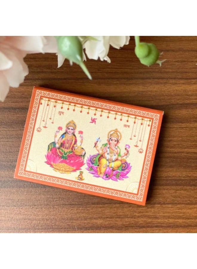 KHUSHBOO JEWELS SILVER 1 GRAM LAXMI GANESH SHAGUN COIN - Image 1