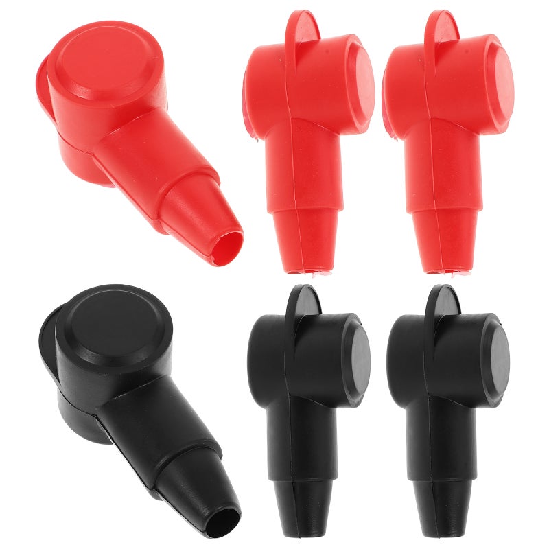 6pcs Terminal Covers Automotive Battery Terminals Ends Protective Caps Battery Terminal Covers - Image 5