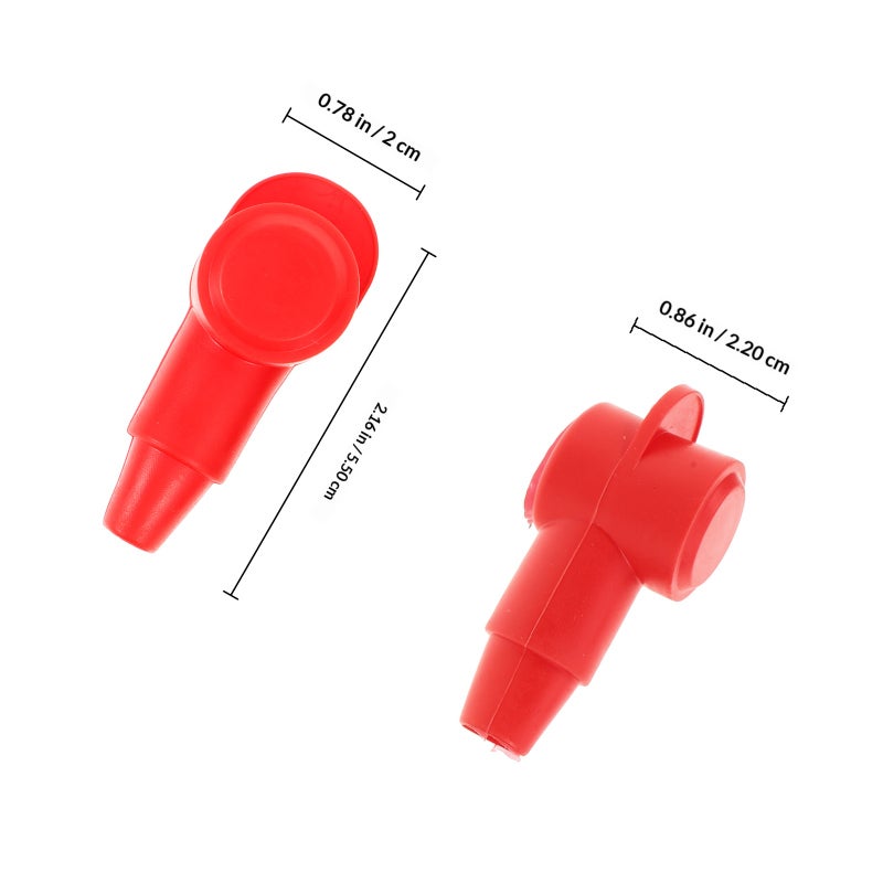 6pcs Terminal Covers Automotive Battery Terminals Ends Protective Caps Battery Terminal Covers - Image 2