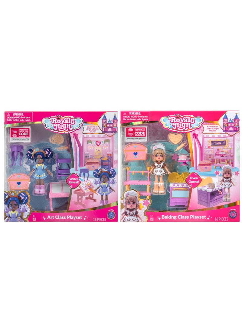 Jazwares Royale High Mini Playset 3-Inches, Assorted 1 Piece (Style & Color May Vary) | Exclusive Virtual Item Code Included | Collectable Figure | Fashion Doll | For Fans, Gamers & Collectors! | Official Licensed Product  - Image 1