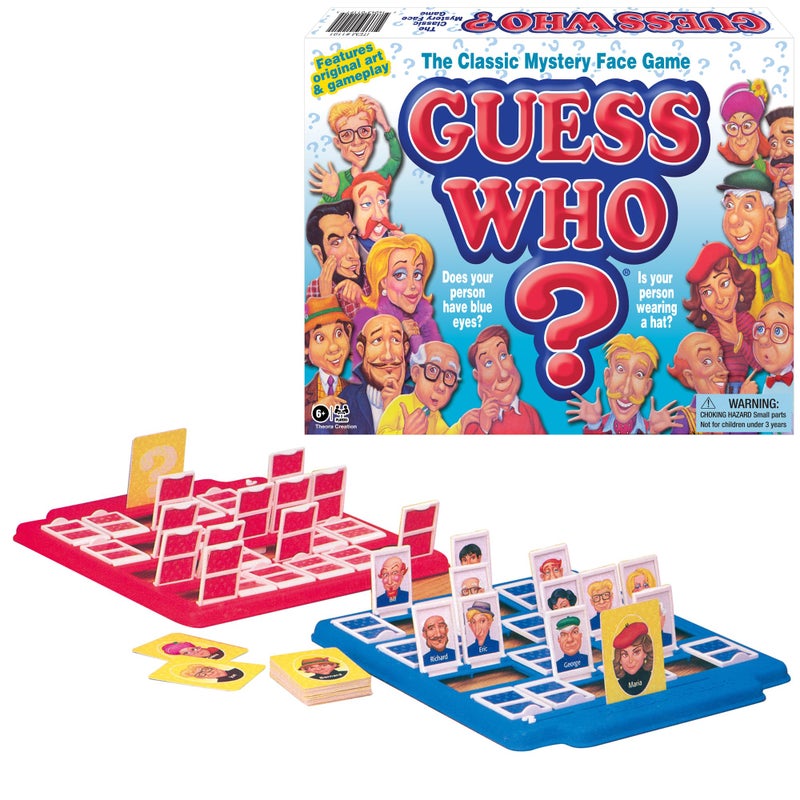 Winning Moves Guess Who? Board Game with Classic Characters by Winning Moves Games USA, Classic Children's Mystery Board Game of Deduction for 2 Players, Ages 6+ (1191) - Image 1