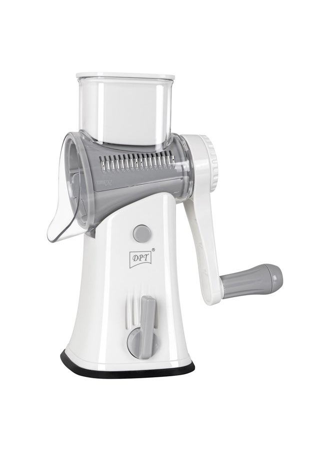 DPT مفرمة يدوية، قاطع خضروات يدوي، أبيض، الحجم 12.5*22.8*27.5 سم - Image 1