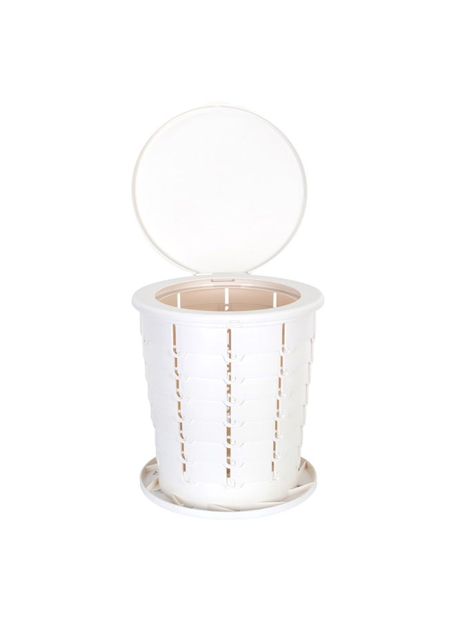 DPT مفرمة يدوية، قاطع خضروات يدوي، أبيض، الحجم 12.5*22.8*27.5 سم - Image 5