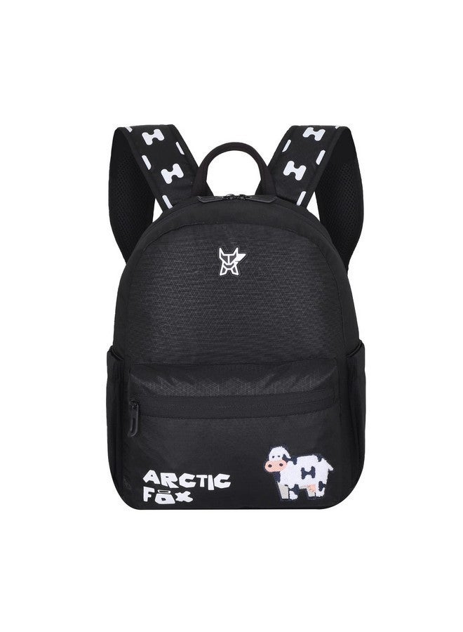 Arctic Fox Zoo Black School Backpack for Boys and Girls - Image 1