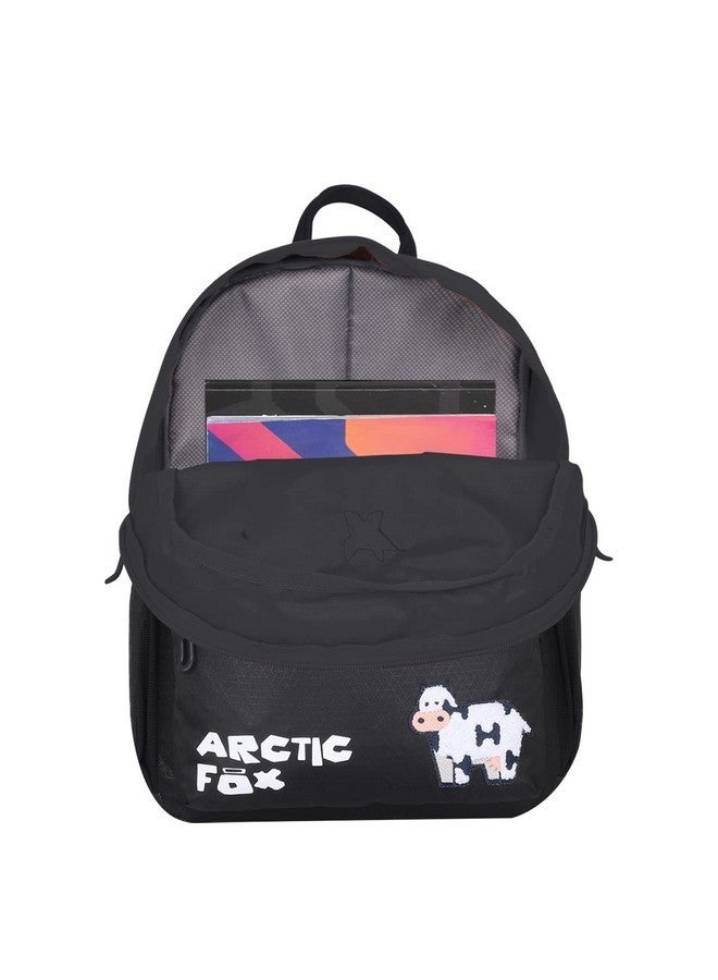 Arctic Fox Zoo Black School Backpack for Boys and Girls - Image 2