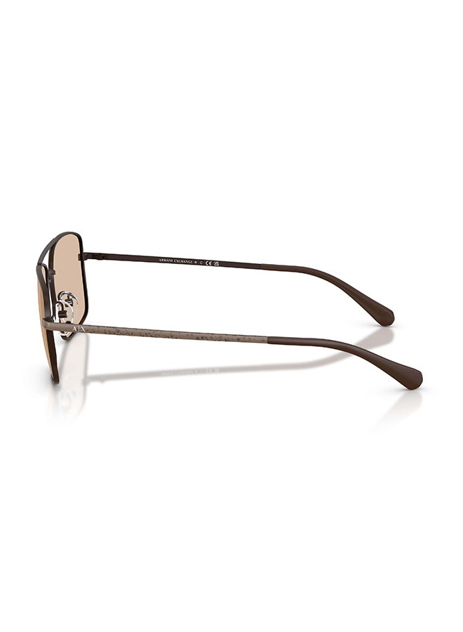 Armani Exchange نظارات شمسية للرجال كاملة الإطار AX2054S 612793 - حجم العدسة: 57 مم - Image 4